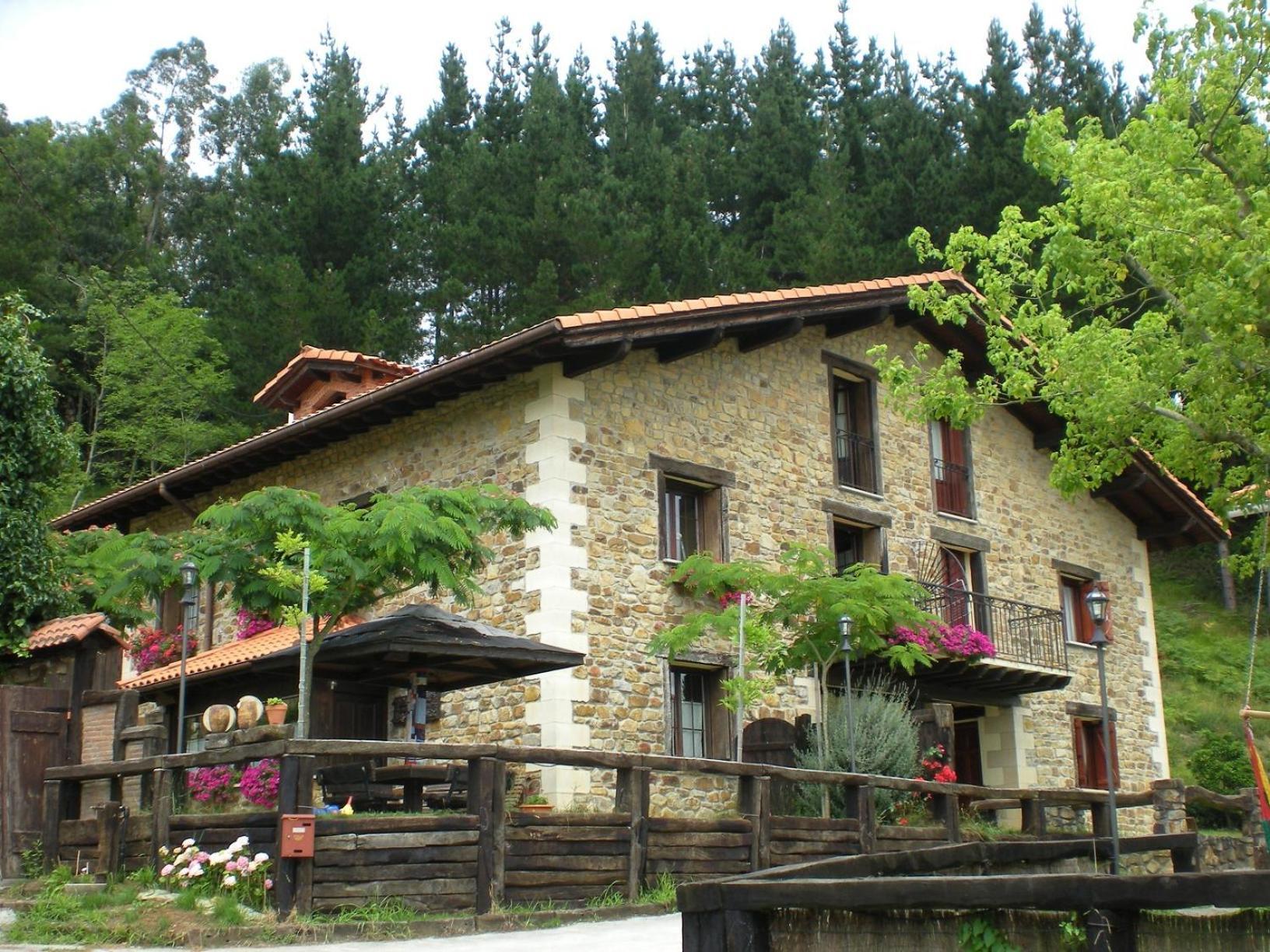 Agroturismo Iturbe Axpe de Busturia Buitenkant foto